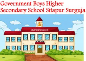 Government Boys Higher Secondary School Sitapur Surguja